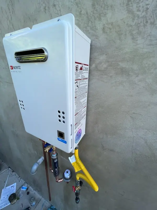 Tankless water heater installation for Cambria homes